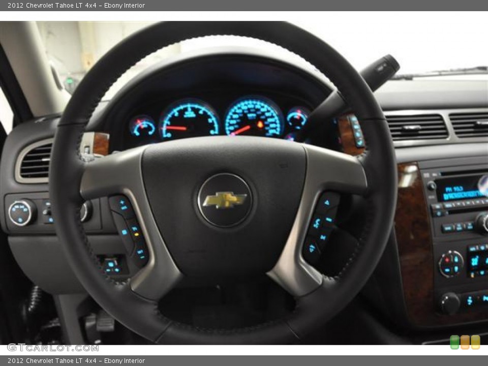 Ebony Interior Steering Wheel for the 2012 Chevrolet Tahoe LT 4x4 #59815988