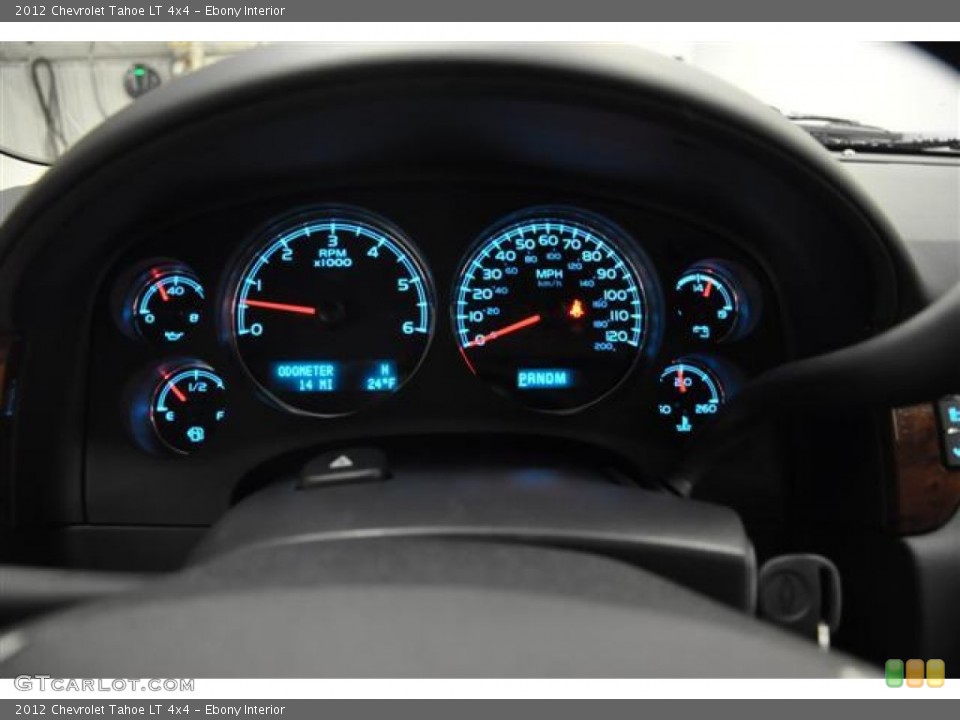 Ebony Interior Gauges for the 2012 Chevrolet Tahoe LT 4x4 #59815996