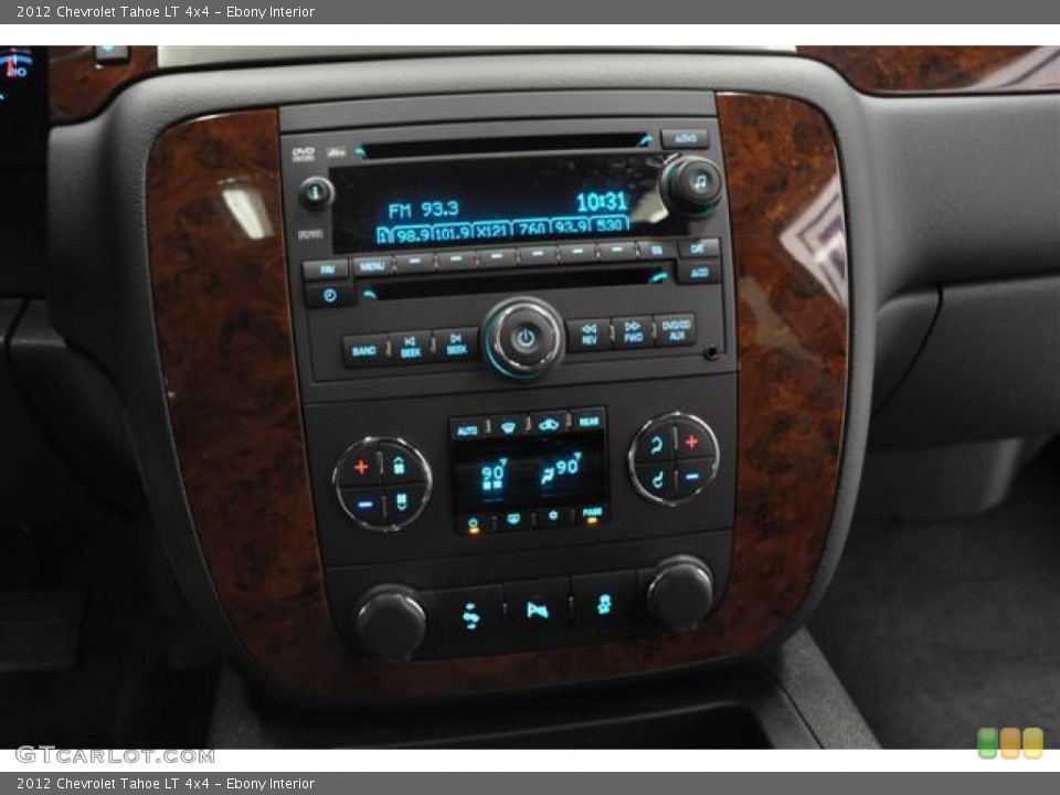 Ebony Interior Controls for the 2012 Chevrolet Tahoe LT 4x4 #59816012