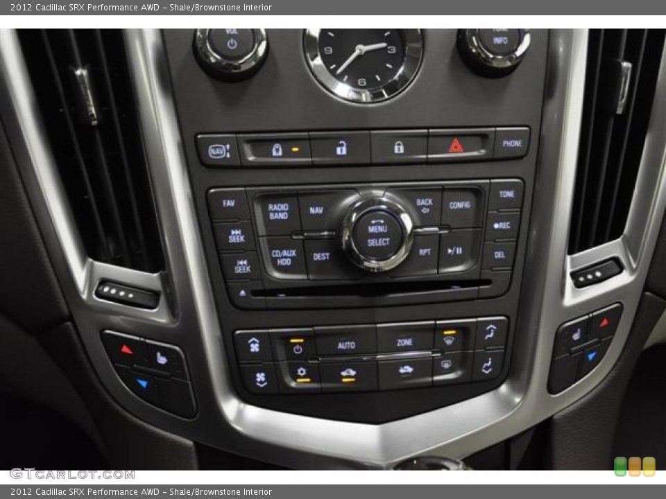 Shale/Brownstone Interior Controls for the 2012 Cadillac SRX Performance AWD #59816417