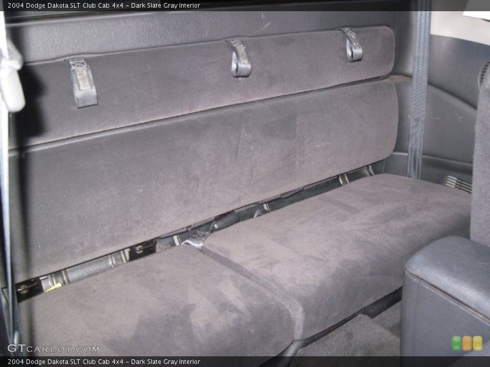 Dark Slate Gray Interior Rear Seat for the 2004 Dodge Dakota SLT Club Cab 4x4 #59817305