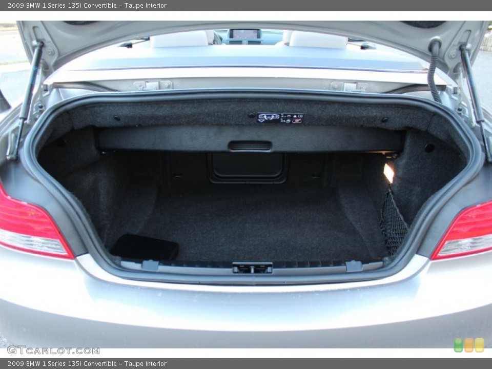 Taupe Interior Trunk for the 2009 BMW 1 Series 135i Convertible #59817581