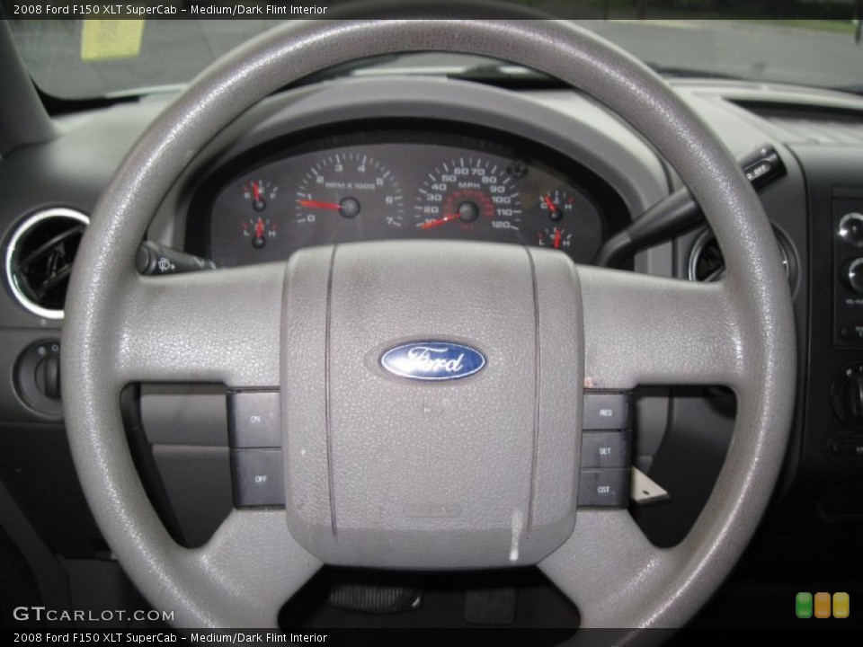 Medium/Dark Flint Interior Steering Wheel for the 2008 Ford F150 XLT SuperCab #59817881