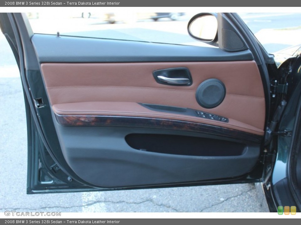 Terra Dakota Leather Interior Door Panel for the 2008 BMW 3 Series 328i Sedan #59818043