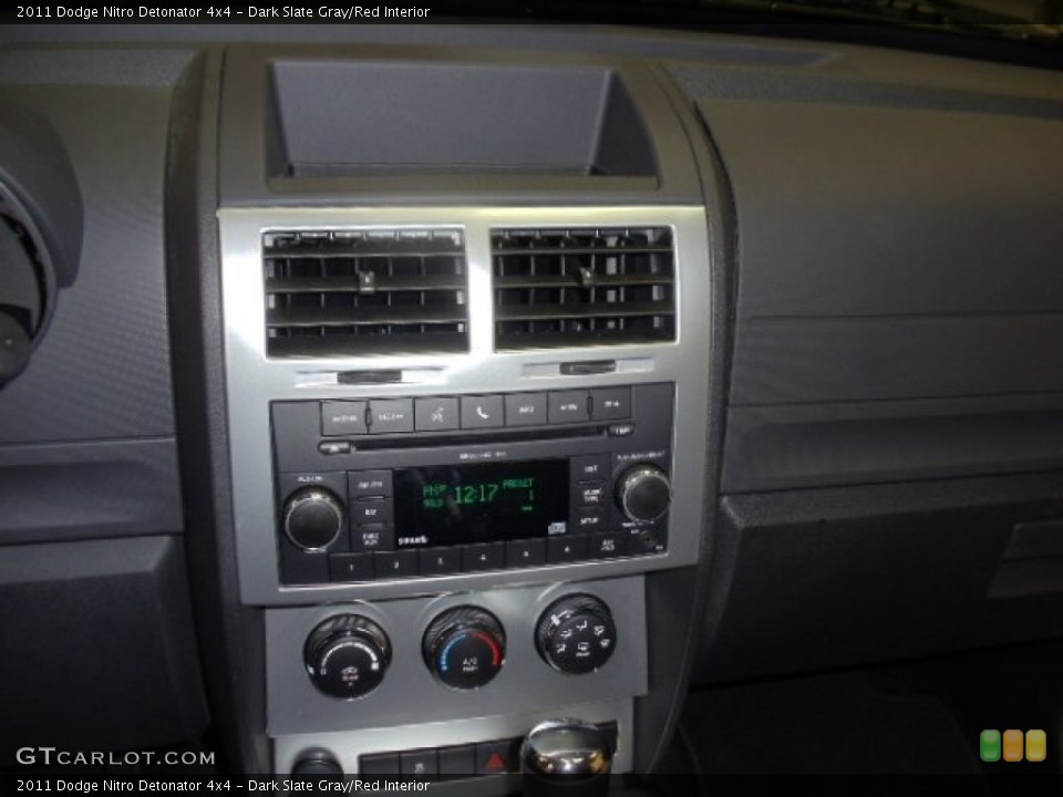 Dark Slate Gray/Red Interior Controls for the 2011 Dodge Nitro Detonator 4x4 #59818067