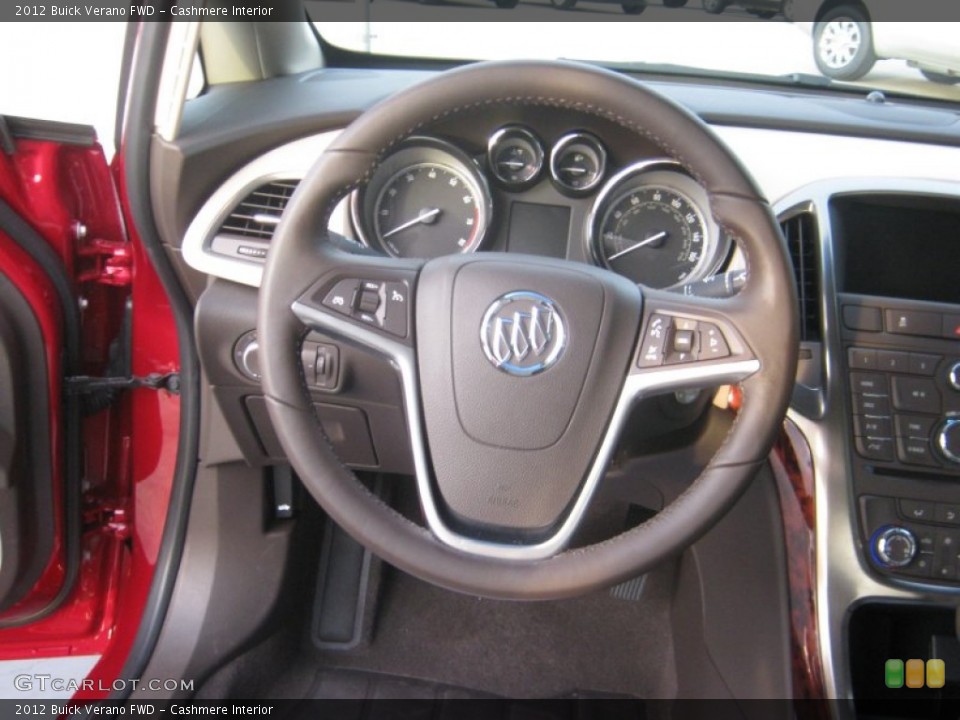 Cashmere Interior Steering Wheel for the 2012 Buick Verano FWD #59818133
