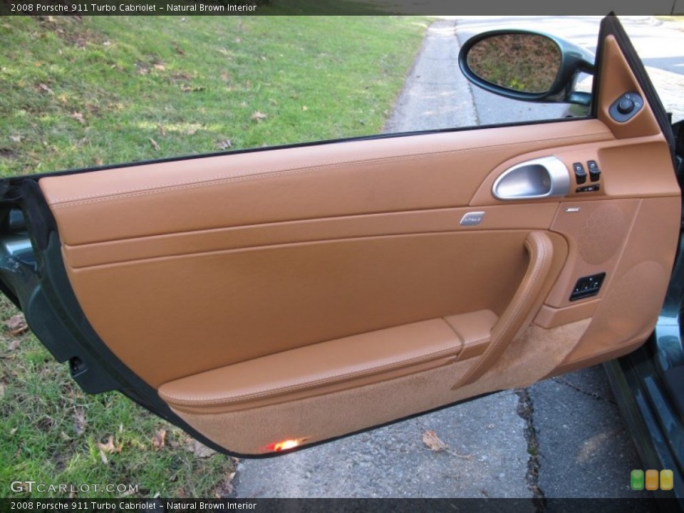 Natural Brown Interior Door Panel for the 2008 Porsche 911 Turbo Cabriolet #59819552