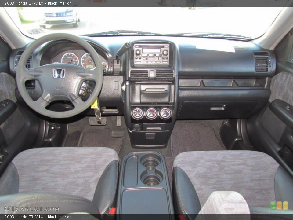Black Interior Dashboard for the 2003 Honda CR-V LX #59819927