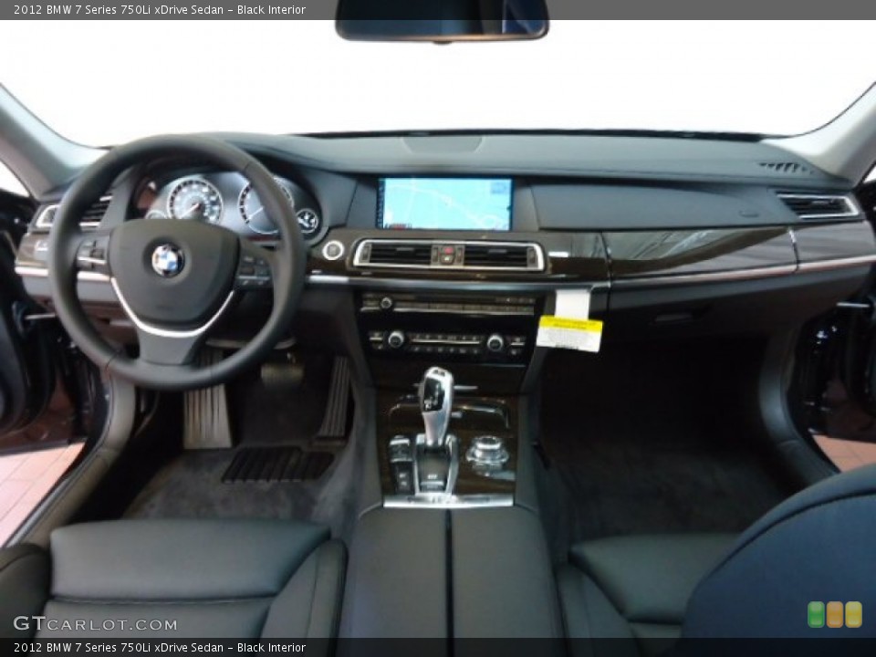 Black Interior Dashboard for the 2012 BMW 7 Series 750Li xDrive Sedan #59820104