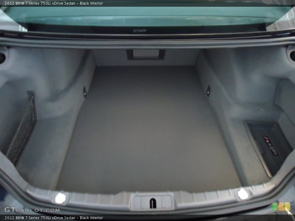 Black Interior Trunk for the 2012 BMW 7 Series 750Li xDrive Sedan #59820128