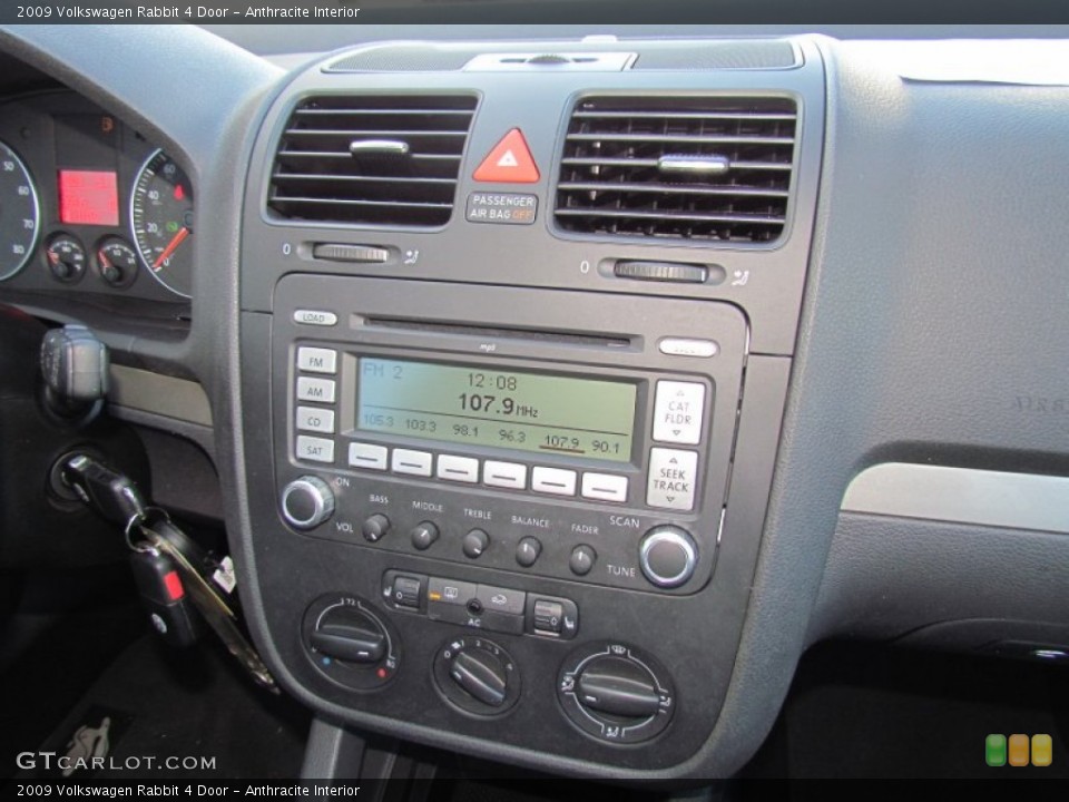 Anthracite Interior Controls for the 2009 Volkswagen Rabbit 4 Door #59820143
