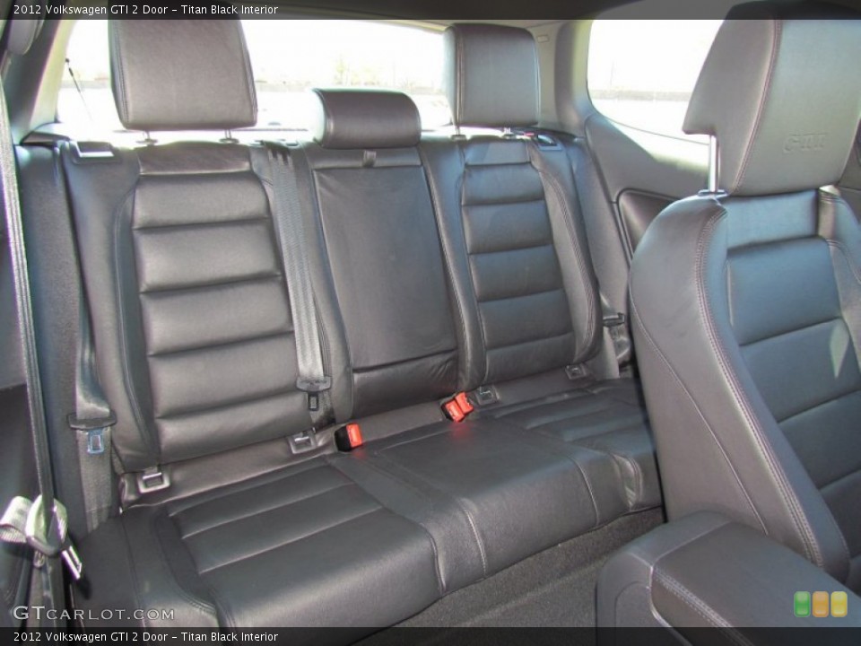 Titan Black Interior Rear Seat for the 2012 Volkswagen GTI 2 Door #59820527