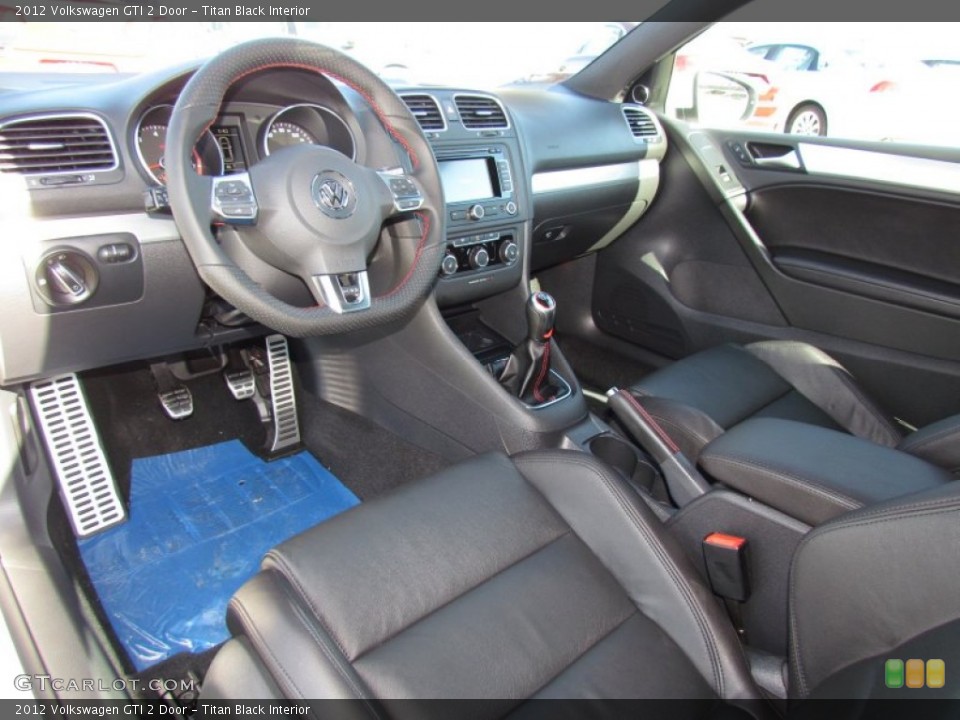 Titan Black Interior Prime Interior for the 2012 Volkswagen GTI 2 Door #59820536