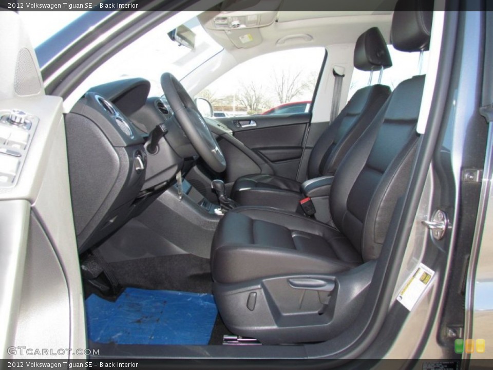 Black Interior Front Seat for the 2012 Volkswagen Tiguan SE #59820737