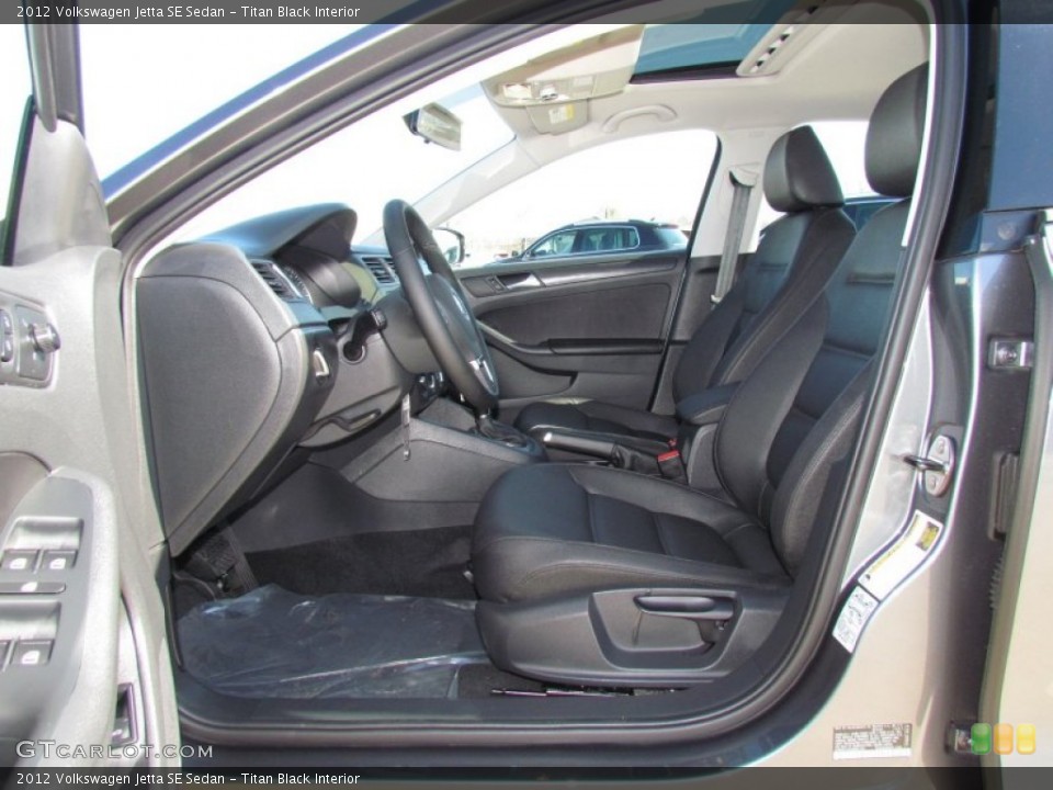 Titan Black Interior Photo for the 2012 Volkswagen Jetta SE Sedan #59821004