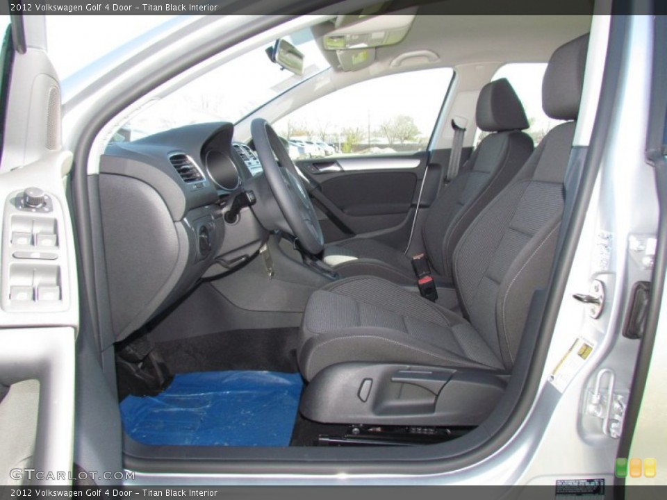 Titan Black Interior Photo for the 2012 Volkswagen Golf 4 Door #59821169
