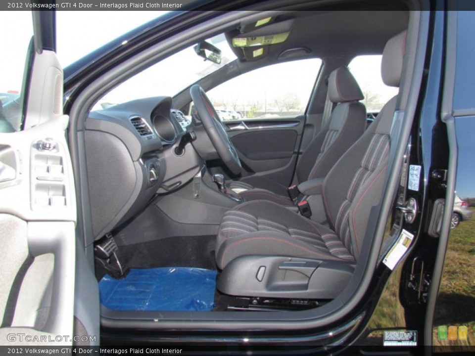 Interlagos Plaid Cloth Interior Photo for the 2012 Volkswagen GTI 4 Door #59821334