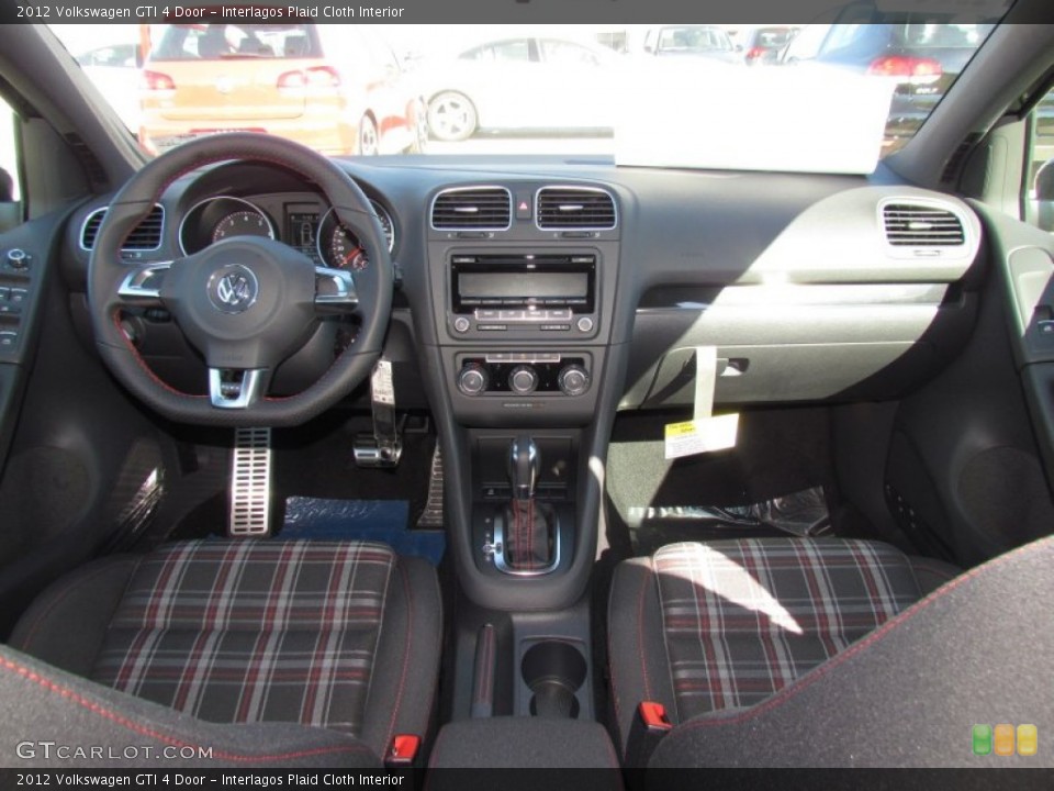 Interlagos Plaid Cloth Interior Dashboard for the 2012 Volkswagen GTI 4 Door #59821352