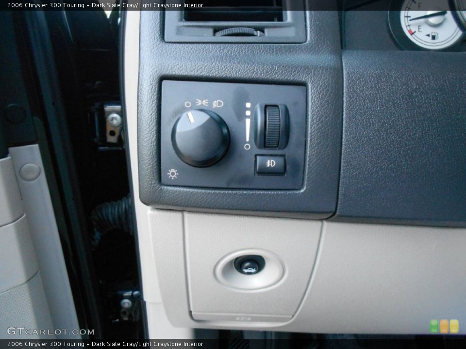 Dark Slate Gray/Light Graystone Interior Controls for the 2006 Chrysler 300 Touring #59821373