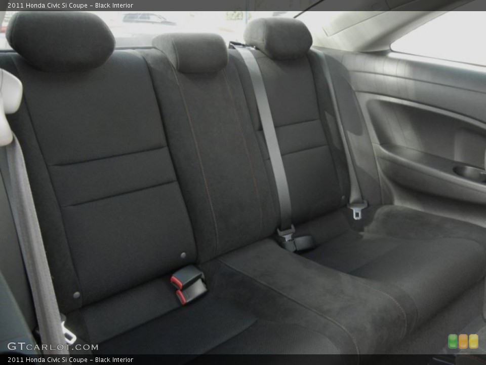 Black Interior Rear Seat for the 2011 Honda Civic Si Coupe #59822495
