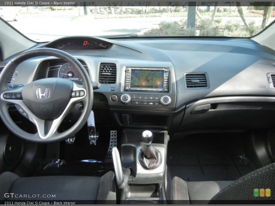 Black Interior Dashboard for the 2011 Honda Civic Si Coupe #59822507