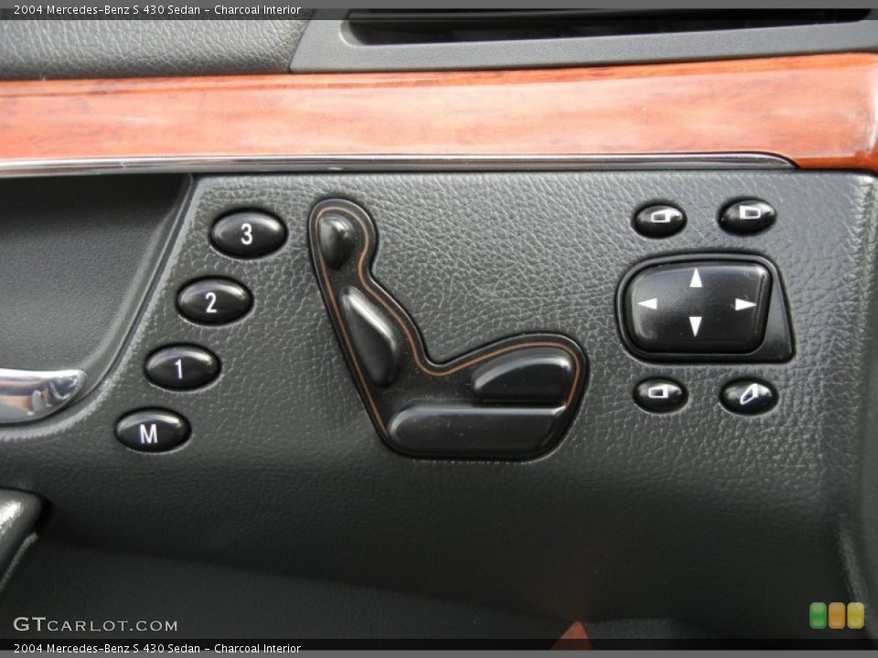 Charcoal Interior Controls for the 2004 Mercedes-Benz S 430 Sedan #59822741