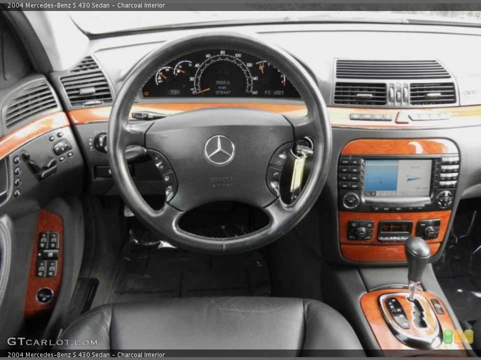 Charcoal Interior Dashboard for the 2004 Mercedes-Benz S 430 Sedan #59822834