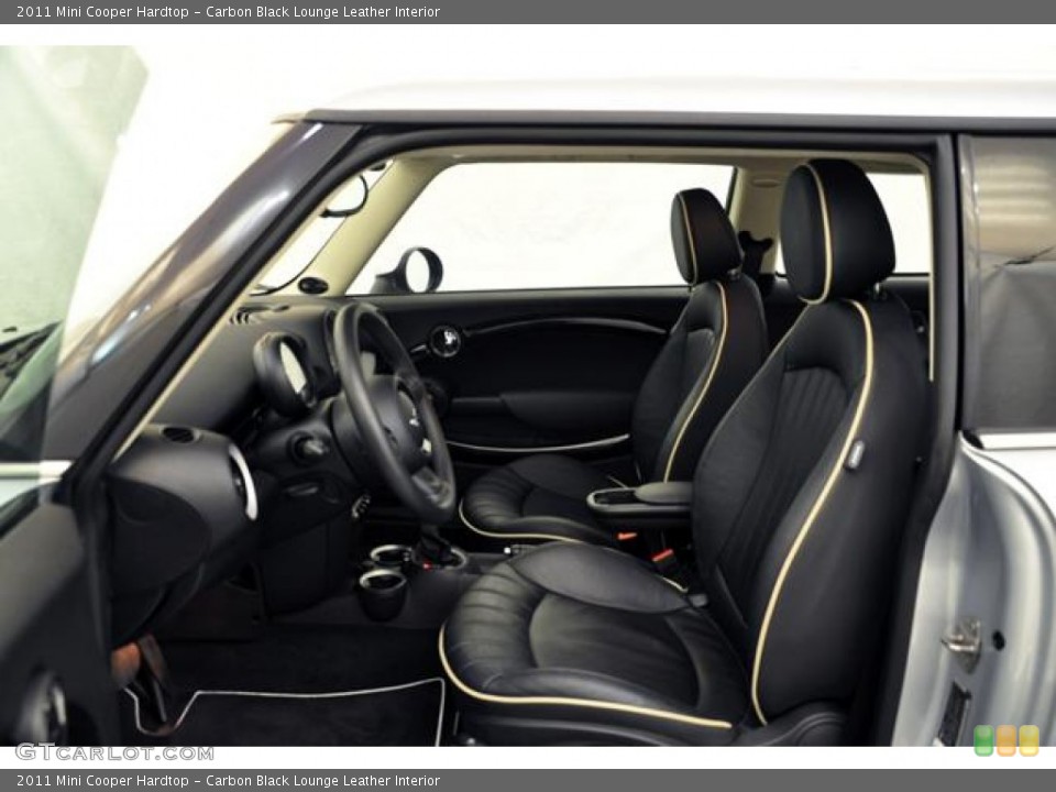 Carbon Black Lounge Leather Interior Photo for the 2011 Mini Cooper Hardtop #59823153