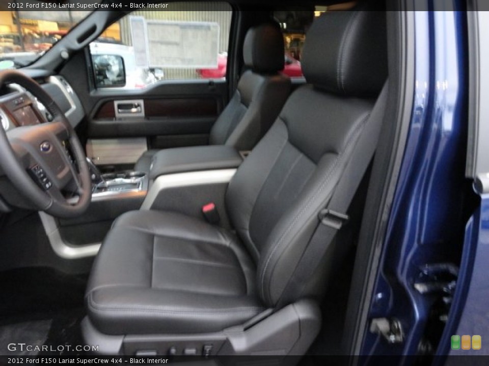 Black Interior Photo for the 2012 Ford F150 Lariat SuperCrew 4x4 #59823875