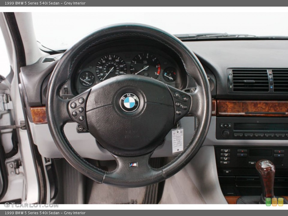 Grey Interior Steering Wheel for the 1999 BMW 5 Series 540i Sedan #59824610