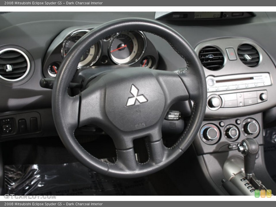 Dark Charcoal Interior Steering Wheel for the 2008 Mitsubishi Eclipse Spyder GS #59825132