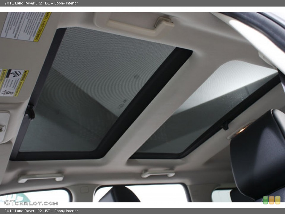 Ebony Interior Sunroof for the 2011 Land Rover LR2 HSE #59826089