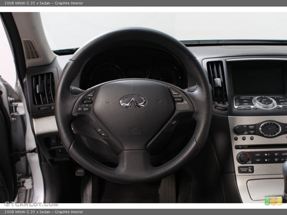 Graphite Interior Steering Wheel for the 2008 Infiniti G 35 x Sedan #59827049