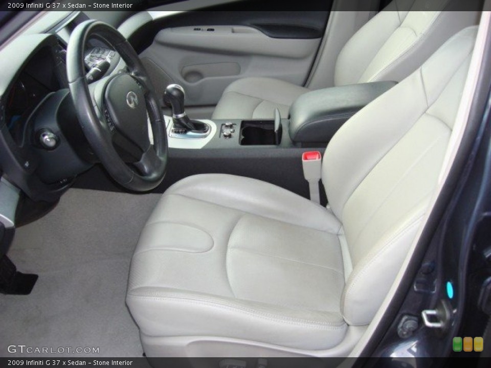 Stone Interior Photo for the 2009 Infiniti G 37 x Sedan #59827175