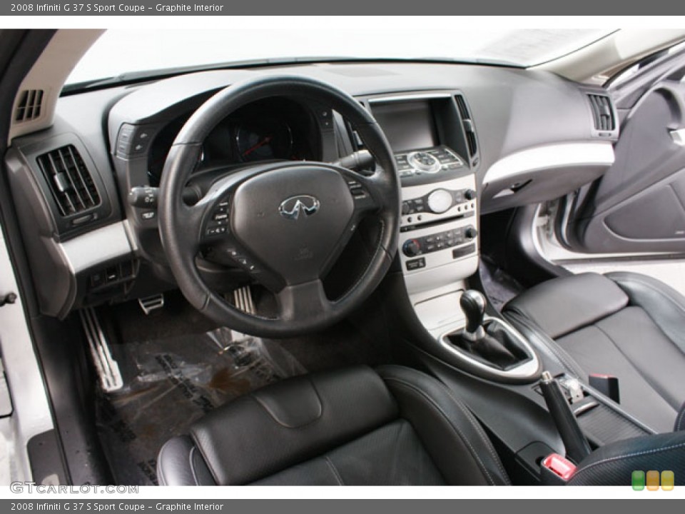 Graphite Interior Dashboard for the 2008 Infiniti G 37 S Sport Coupe #59827313