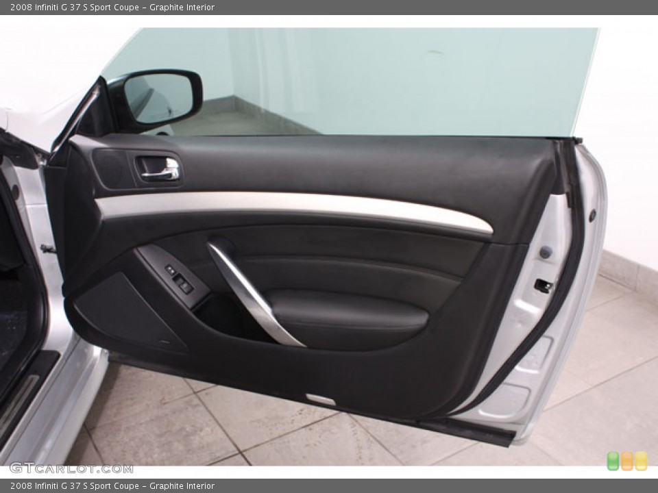 Graphite Interior Door Panel for the 2008 Infiniti G 37 S Sport Coupe #59827369