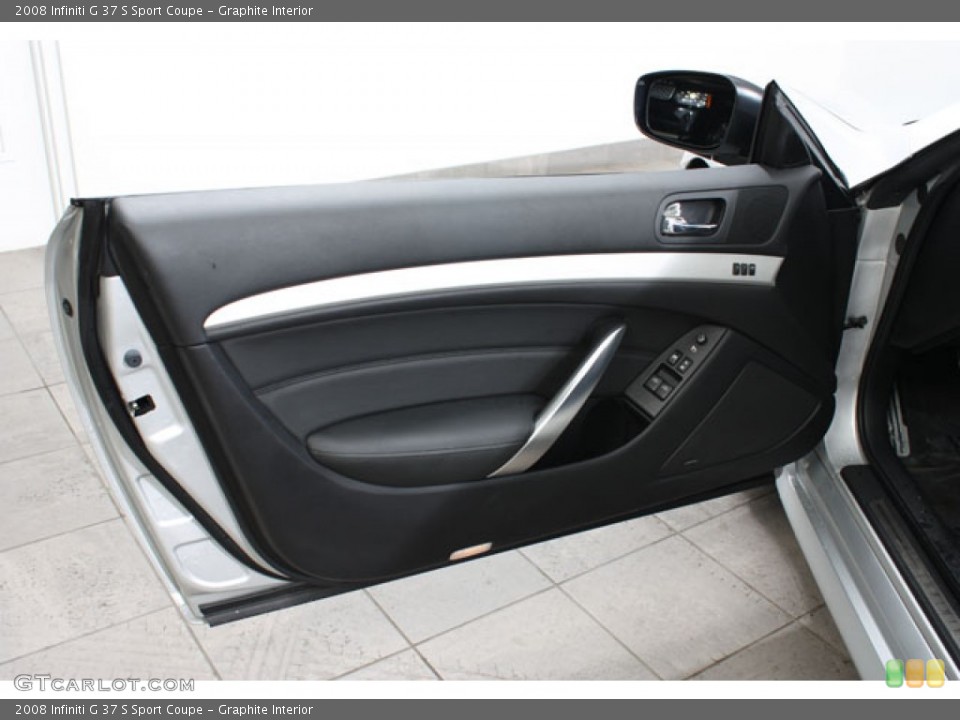 Graphite Interior Door Panel for the 2008 Infiniti G 37 S Sport Coupe #59827376