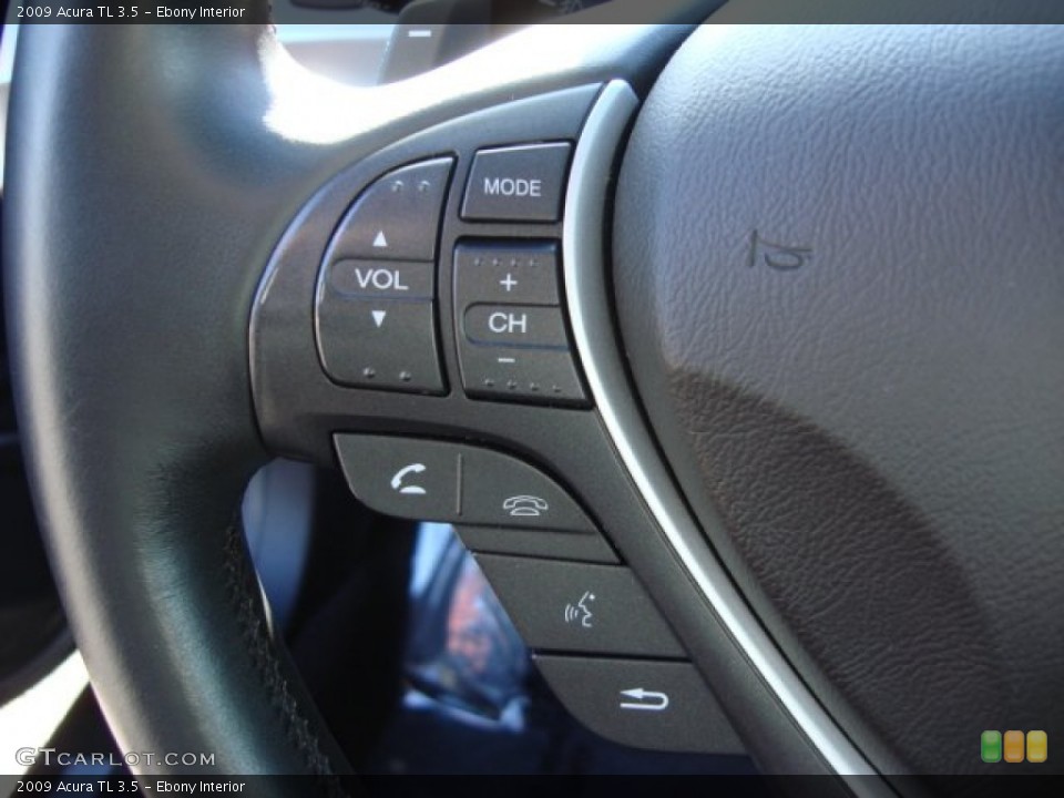 Ebony Interior Controls for the 2009 Acura TL 3.5 #59827510