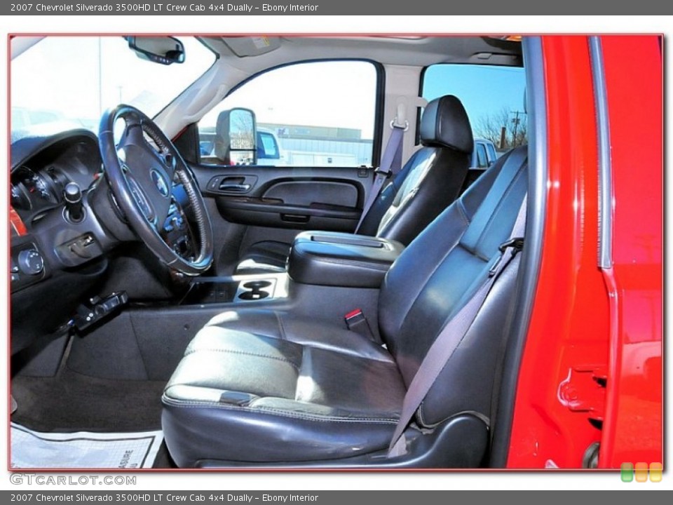Ebony Interior Photo for the 2007 Chevrolet Silverado 3500HD LT Crew Cab 4x4 Dually #59827958