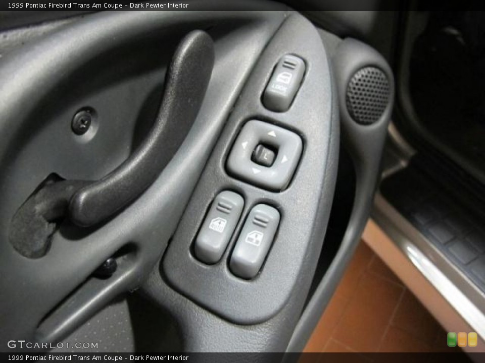 Dark Pewter Interior Controls for the 1999 Pontiac Firebird Trans Am Coupe #59828616