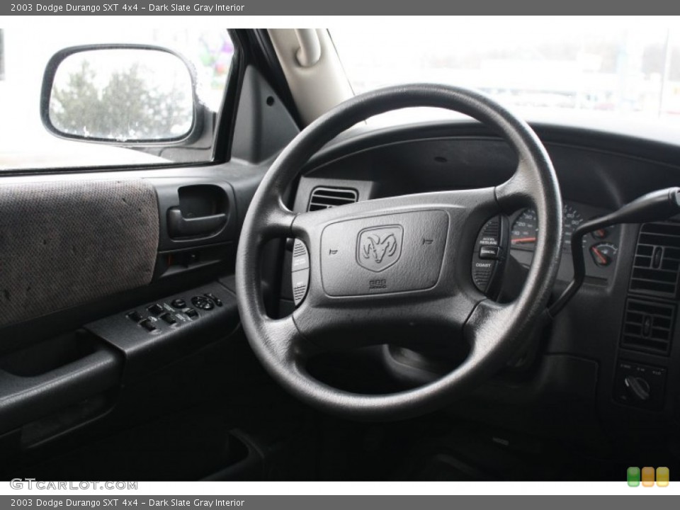 Dark Slate Gray Interior Steering Wheel for the 2003 Dodge Durango SXT 4x4 #59828757