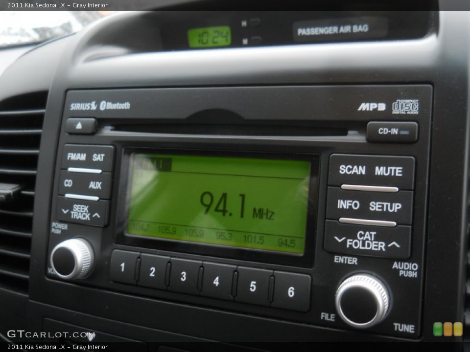 Gray Interior Audio System for the 2011 Kia Sedona LX #59829177