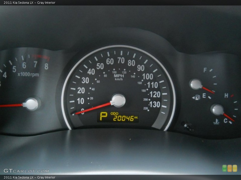 Gray Interior Gauges for the 2011 Kia Sedona LX #59829339