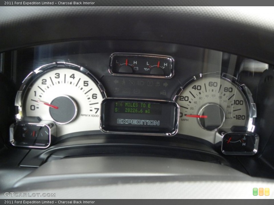 Charcoal Black Interior Gauges for the 2011 Ford Expedition Limited #59830404
