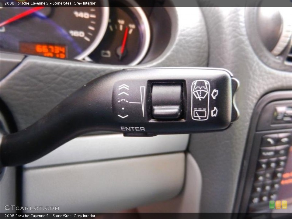 Stone/Steel Grey Interior Controls for the 2008 Porsche Cayenne S #59830650