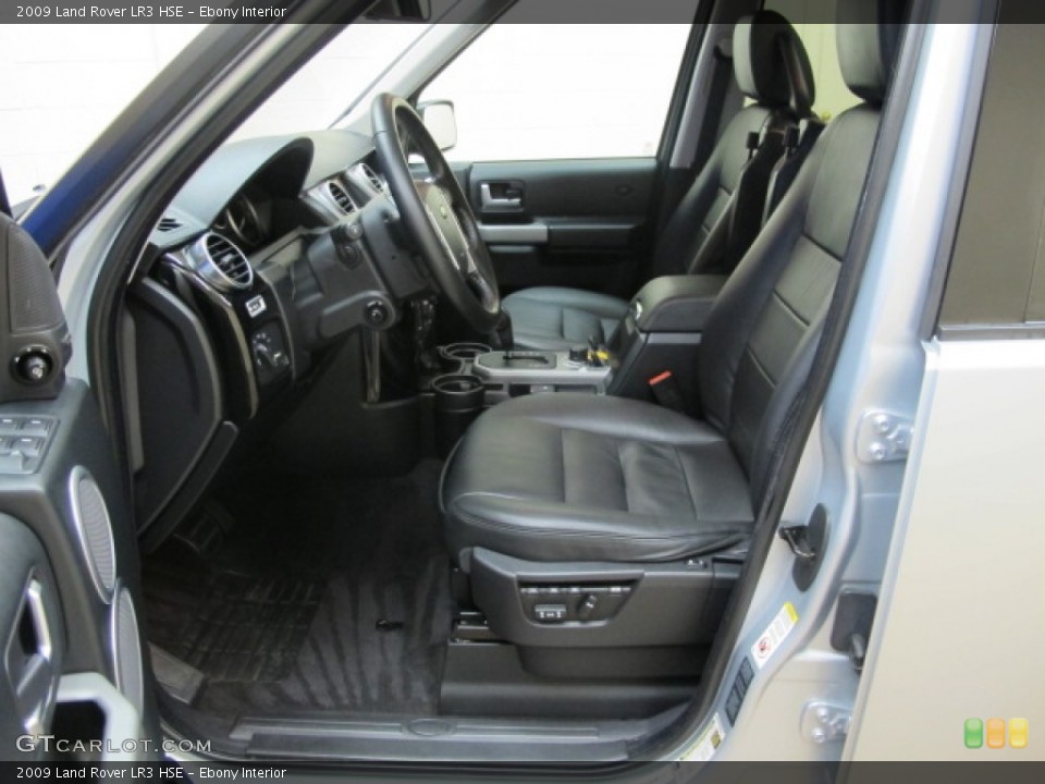 Ebony Interior Front Seat for the 2009 Land Rover LR3 HSE #59831427