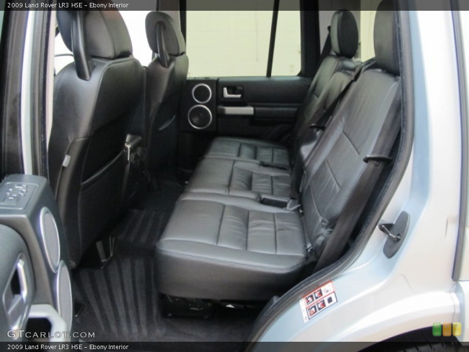 Ebony Interior Rear Seat for the 2009 Land Rover LR3 HSE #59831445