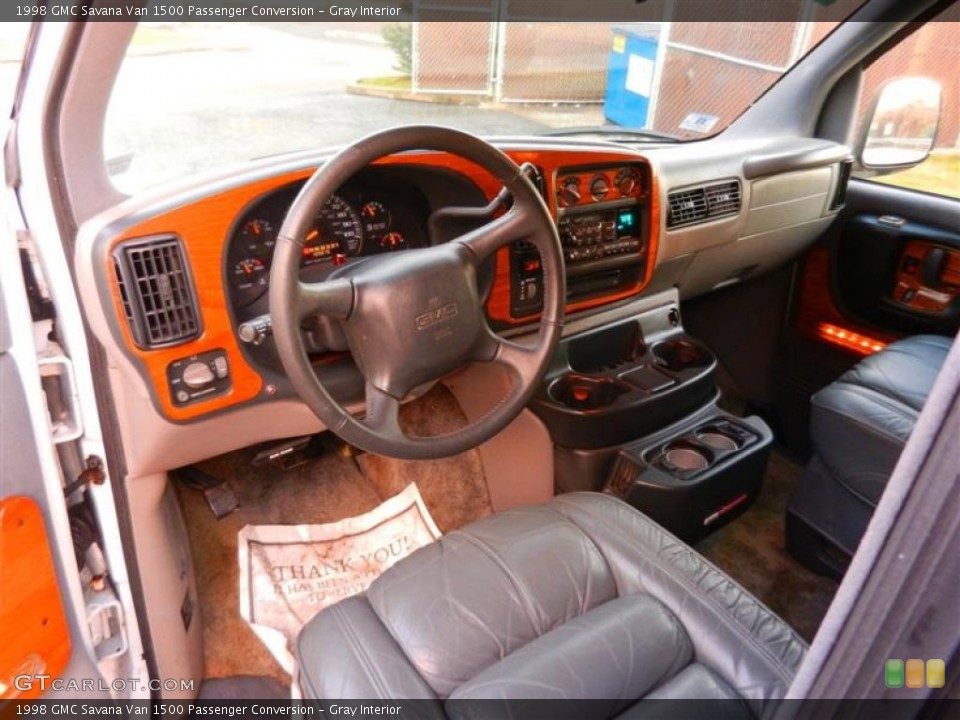 Gray Interior Dashboard for the 1998 GMC Savana Van 1500 Passenger Conversion #59831523