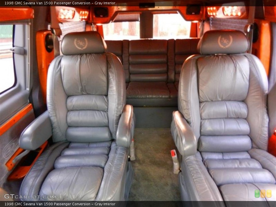 Gray 1998 GMC Savana Van Interiors