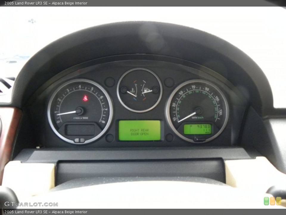 Alpaca Beige Interior Gauges for the 2005 Land Rover LR3 SE #59831730